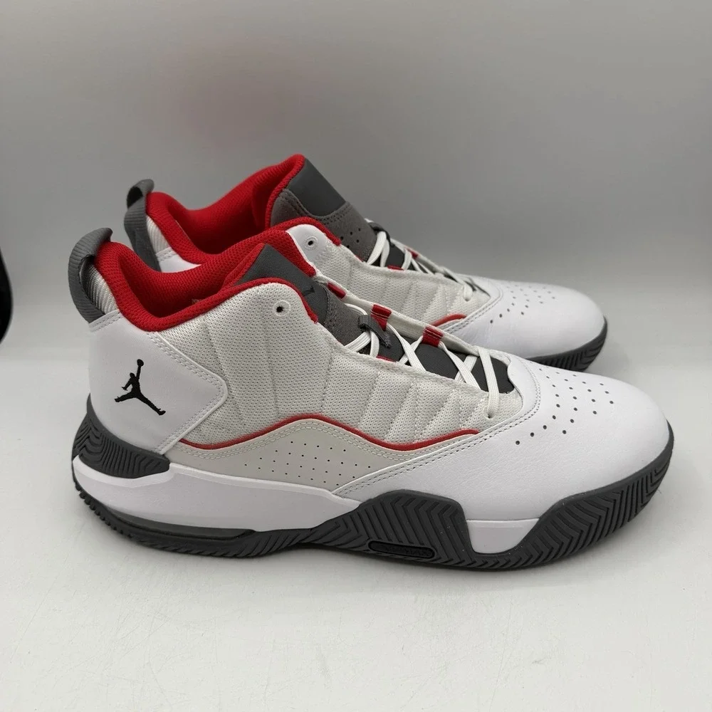 Jordan Stay Loyal‎ Basketball Shoes Mens Sz 10.5 White/Grey Sneakers DB2884-105